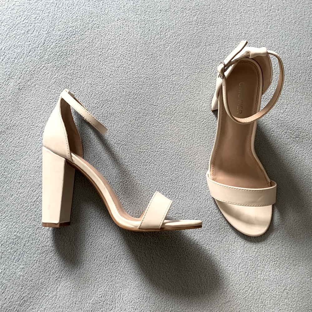 Women's White Heels